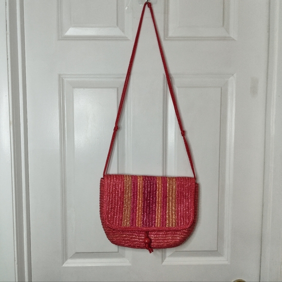 Vintage Genie Straw Crossbody Bag - Picture 3 of 8